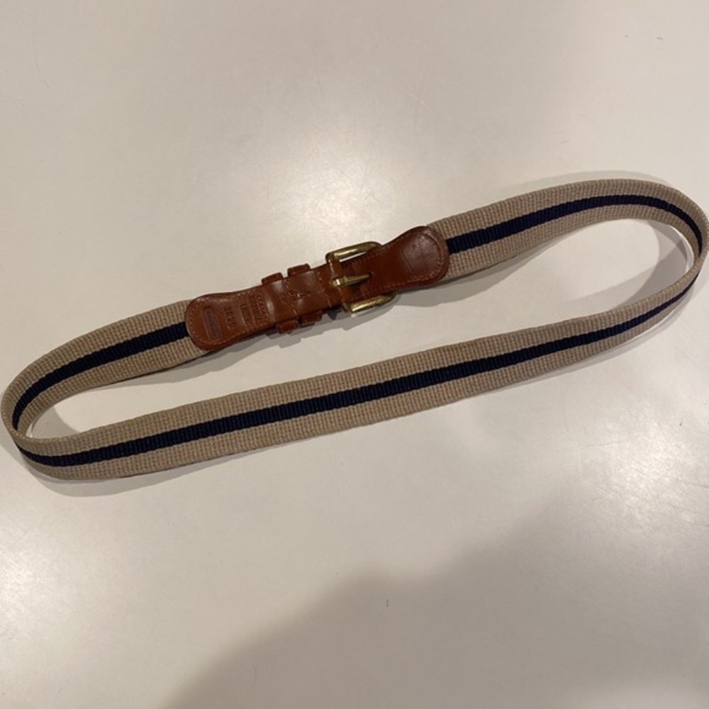 Vtg 90s‎ COACH 3830 linen belt - Picture 6 of 6